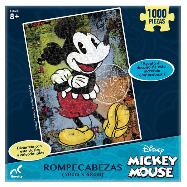 Rompecabezas Coleccionable de Mickey 1000 Piezas Novelty