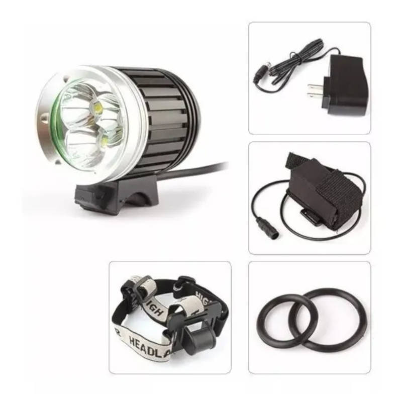 Lampara Bicicleta 5000 Lumenes Cree X3