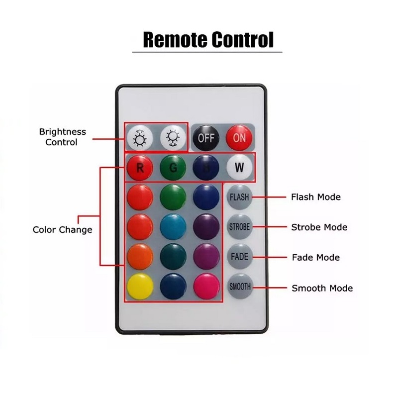 Reflector Led Rgb 50w Lampara Exterior Luminaria, Multicolor