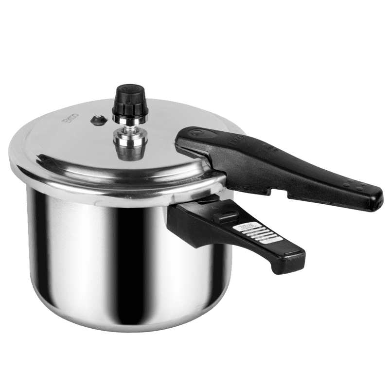 Olla Express® Delicia de 5 litros Ekco Classic de 3 Piezas de Aluminio Color Plateado Pulido con 5 Sistemas de seguridad