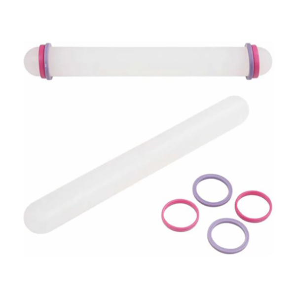 Aleissi Rodillo Palote Nivelador para Reposteria Pastel Fondant de 23cm