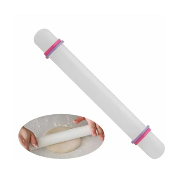 Aleissi Rodillo Palote Nivelador para Reposteria Pastel Fondant de 23cm