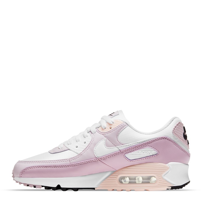 TENIS NIKE AIR MAX 90 BLANCO CON ROSA (CV8819-100)