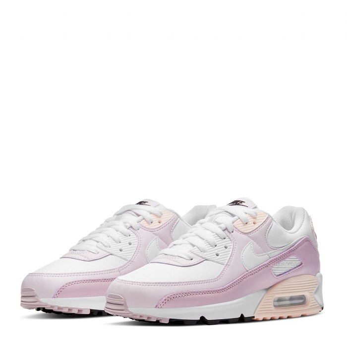 TENIS NIKE AIR MAX 90 BLANCO CON ROSA CV8819 100