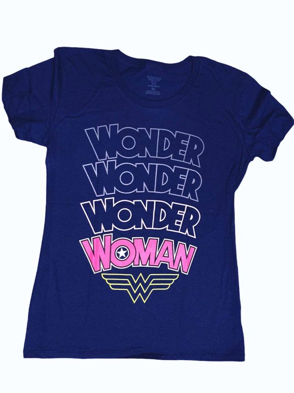 Wonder Woman Playera Mujer maravilla Dc Comics Warner Bros Liga de la justicia Blusa