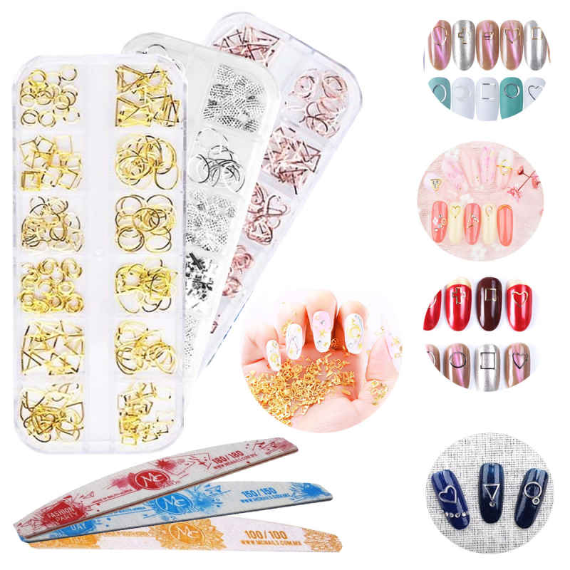 Decoración Nail Art Kit De Accesorios Para Uñas Set 36 Piezas Arte Manicura Maquillaje De Uñas