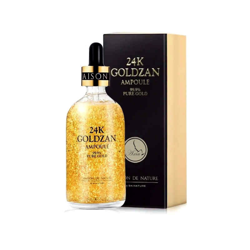 Kit Bioaqua 24k Gold Colageno Acido Hialuroinico más Primer Colageno Gold Skin Suero Facial más regalo