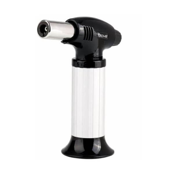 Aleissi Soplete Encendedor tipo Antorcha Recargable para Cocina, Repostería y Postres Sin Gas
