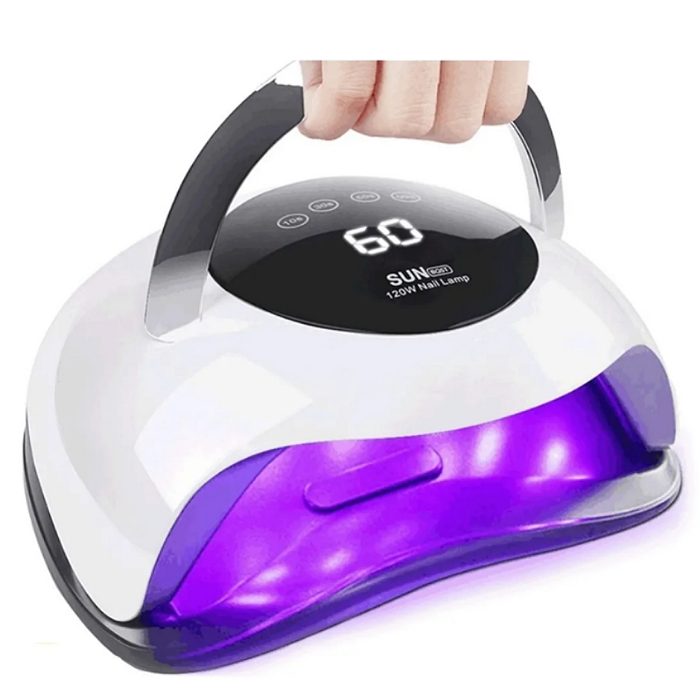 Lámpara Para Uñas Secadora Led Portatil Sun 120w Profesional