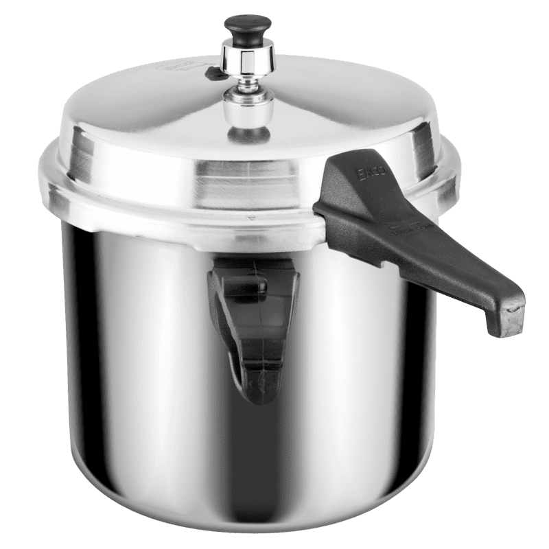 Olla Express® Clásica de 8 litros Ekco Classic de Aluminio Color Plata con 5 Sistemas de seguridad