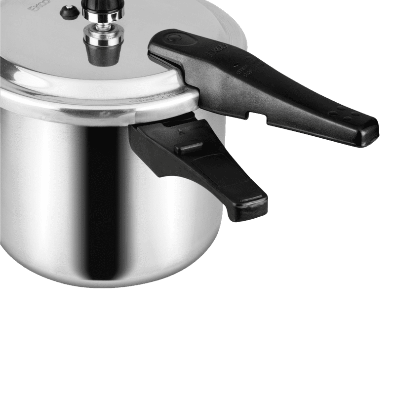 Olla Express® Clásica de 6 litros Ekco Classic de Aluminio Color Plata con 5 Sistemas de seguridad