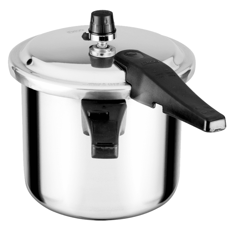 Olla Express® Clásica de 6 litros Ekco Classic de Aluminio Color Plata con 5 Sistemas de seguridad
