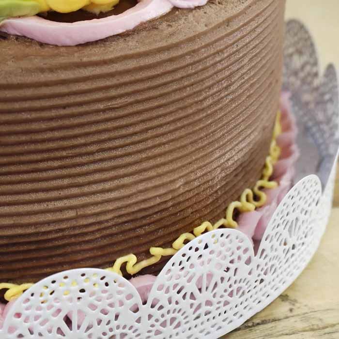 Aleissi Base de Metal, Acero Exhibidor para Pastel Reposteria y Decoración