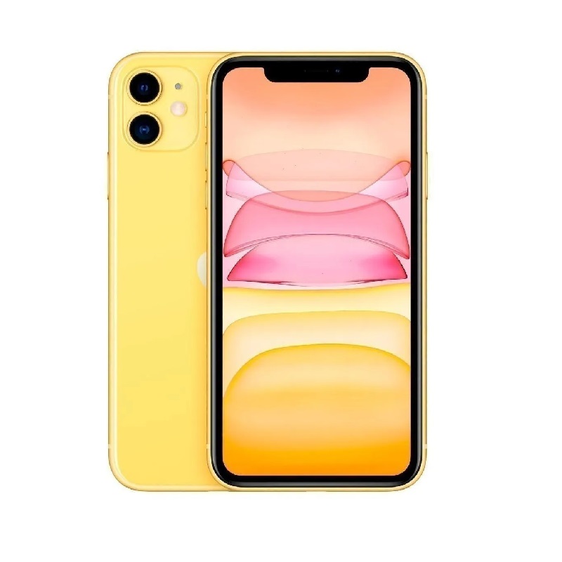 Celular iPhone 11 6.1" Chip A13 Bionic 64GB Camara 12MP. Amarillo