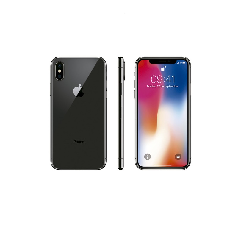 Celular Iphone X A1901 64GB 5.8" HD Gris espacial.