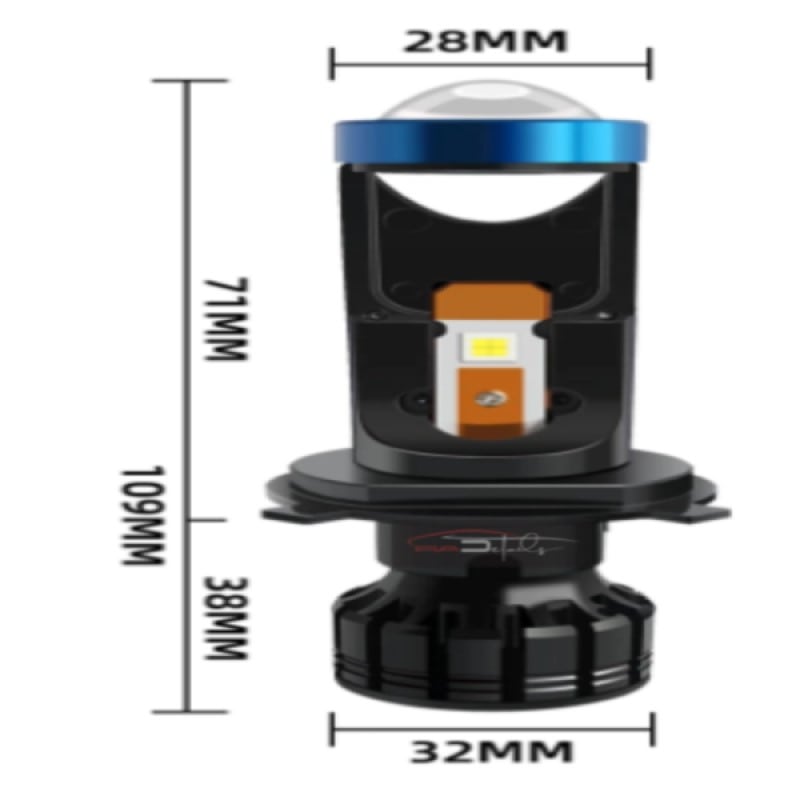 LED H7 MINI LUPA PROYECTOR