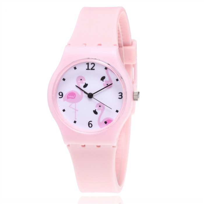 Reloj Para Dama Niña Juvenil Elegante Pink Color Ajustable Moda 