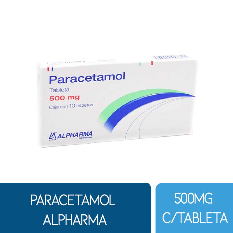 PARACETAMOL C/10 TABS 500MG ALPHARMA (GENERICO MEJORAL)