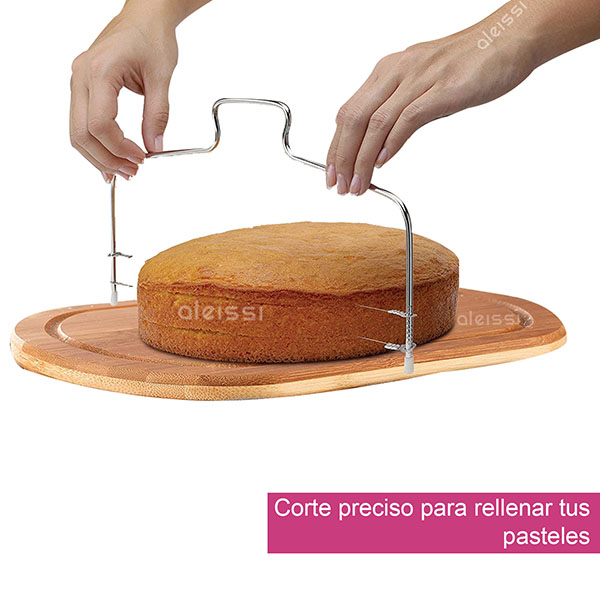 Aleissi Nivelador Rebanador Cortador Pastel Reposteria Cocina Economico 33cm