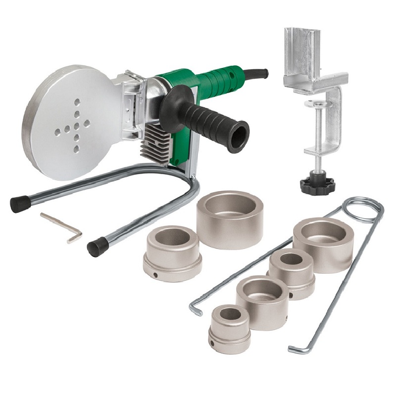 TERMOFUSORA PPR TUBO PLUS TUBERIA  1,000 W CON DADOS DE 40, 50 , Y 63 MM 