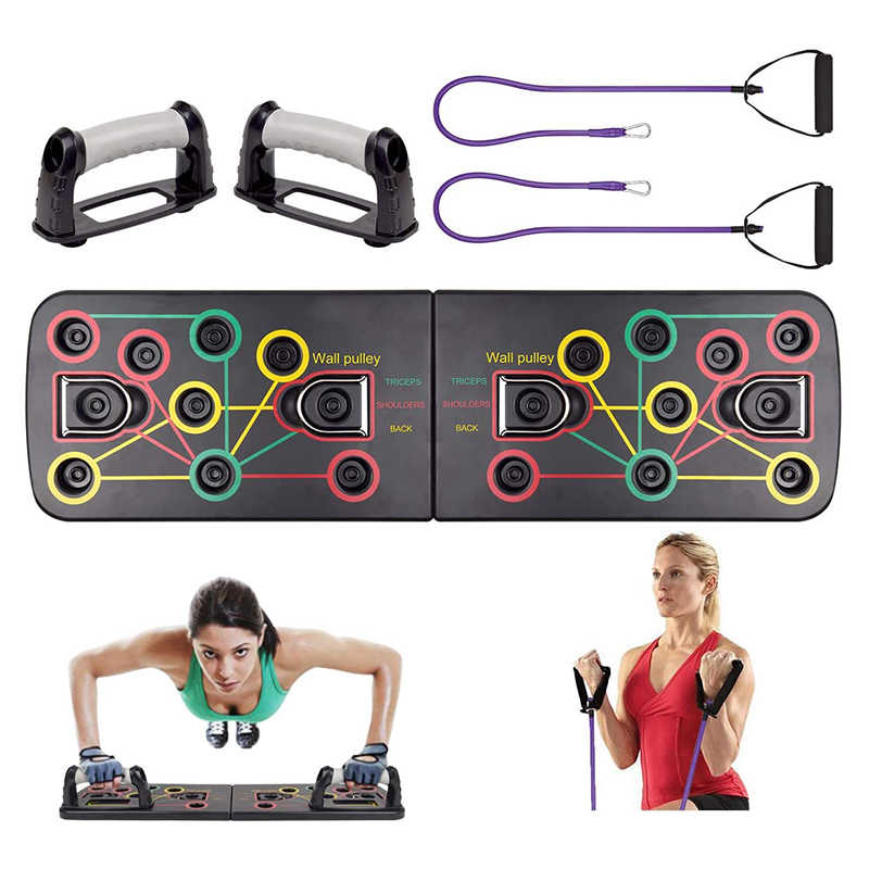 Tabla De Entrenamiento Muscular 9 En 1