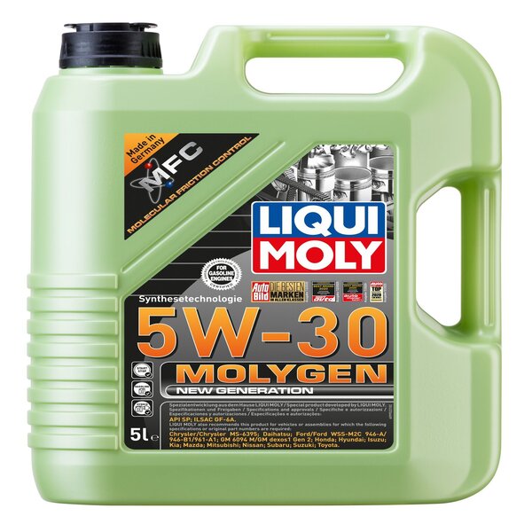 Aceite sintético LIQUI MOLY Molygen 5W30. con anti-friccionante Tungsteno, para motores a gasolina y Diesel