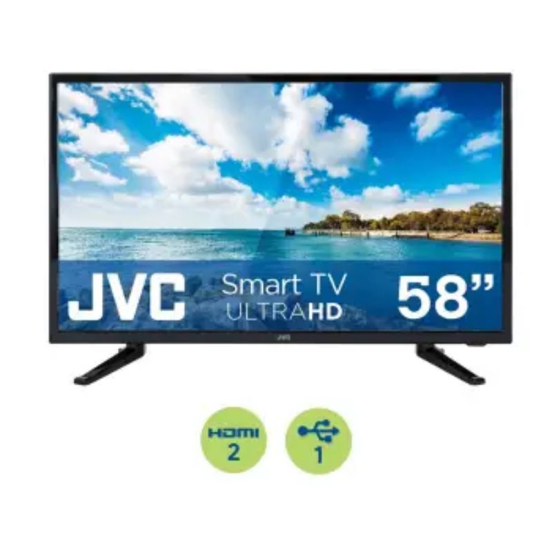 Pantalla JVC 58 Pulgadas LED 4K Smart TV SI58US