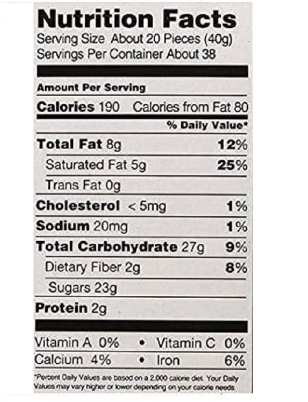 Kirkland Signature - Pasas de chocolate con tapa (1,53 kg)