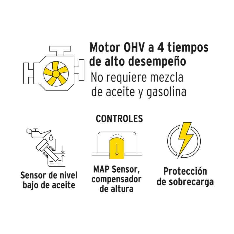 Planta De Luz Movil Generador Eléctrico A Gasolina 2,600 W.