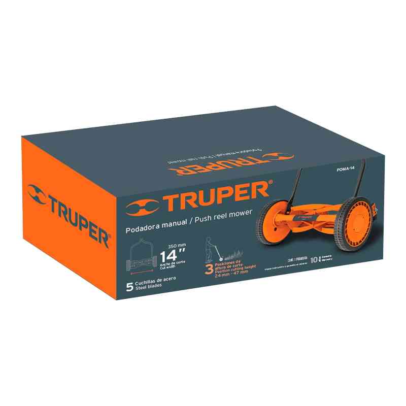 Cortadora De Pasto Podadora Manual De 14  Doble Traccion