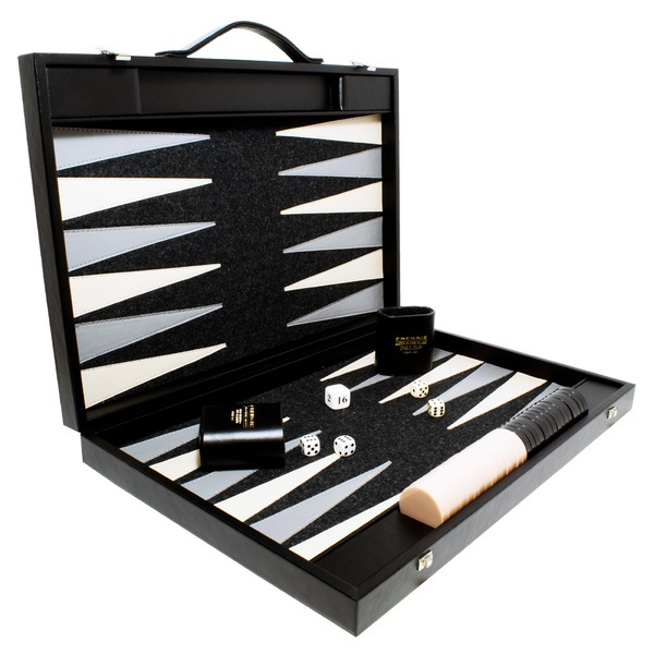 Backgammon Profesional Interior de Paño Frengie - Novelty