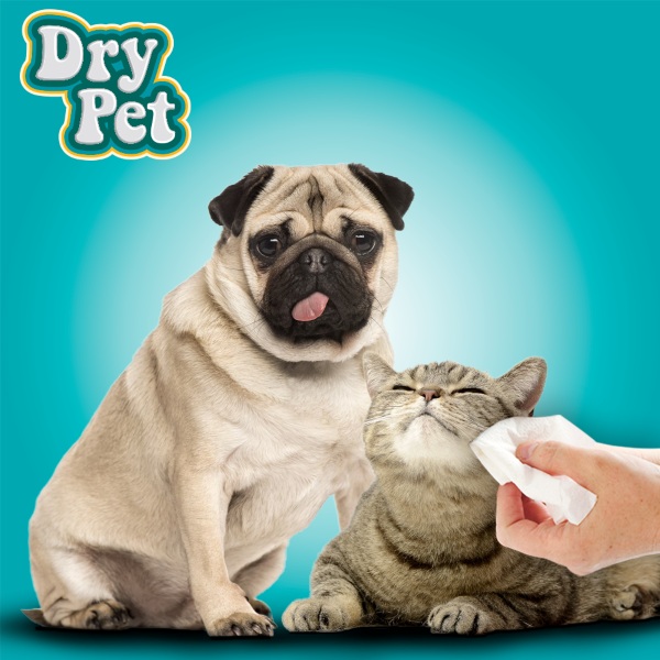 TOALLITAS LIMPIADORAS P/PERRO Y GATO - 40 PZ