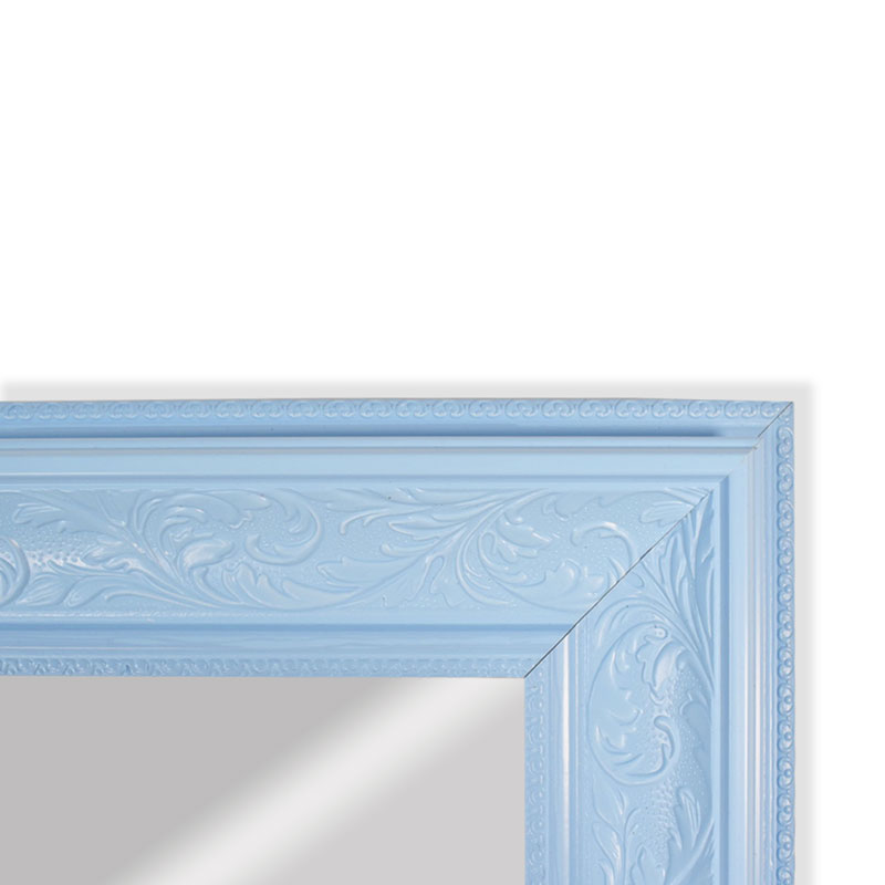 Espejo De Tocador Color Azul Cielo Estilo Pop Art Juvenil