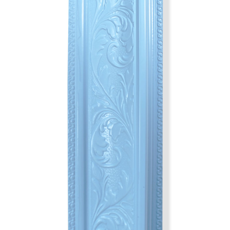 Espejo De Tocador Color Azul Cielo Estilo Pop Art Juvenil