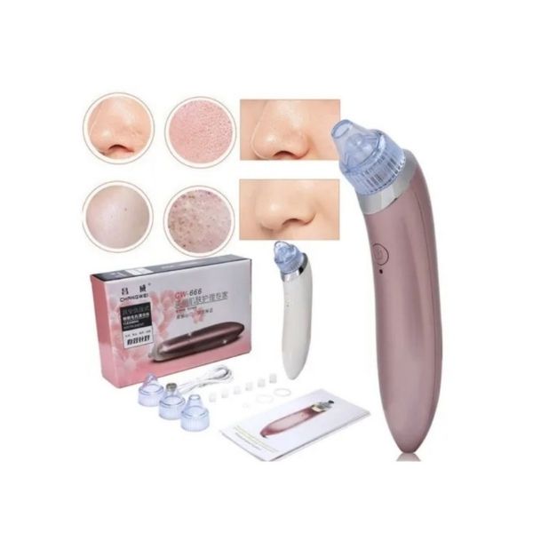 SUCCIONADOR DE PUNTOS NEGROS Y ACNE + DEPILADOR FACIAL