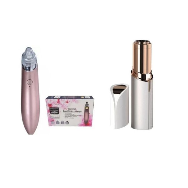 SUCCIONADOR DE PUNTOS NEGROS Y ACNE + DEPILADOR FACIAL