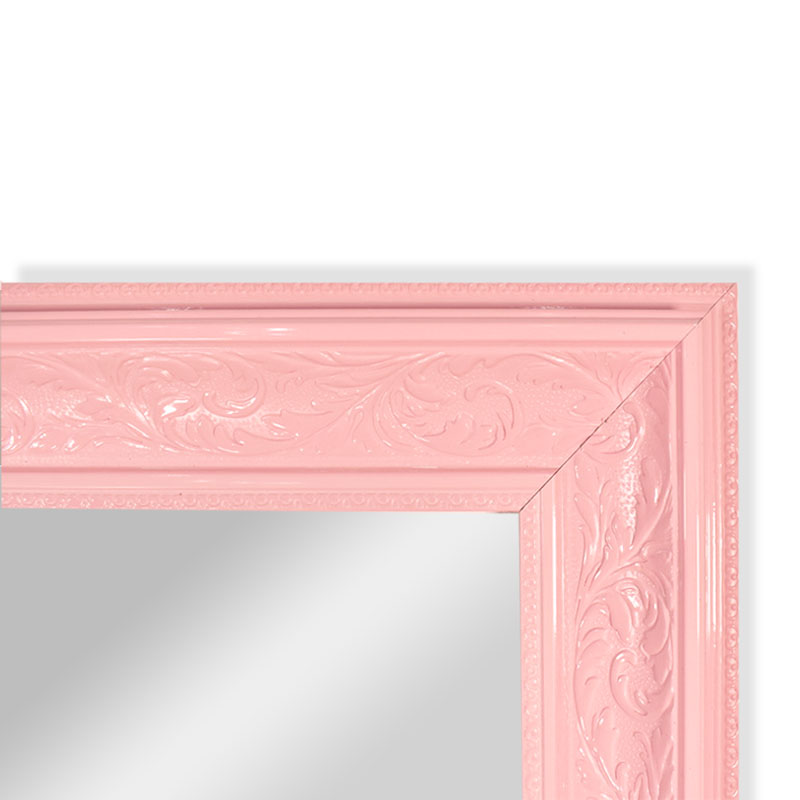 Espejo Cuerpo Completo Color Rosa Estilo Pop Art Juvenil