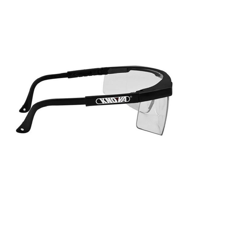 Knova Lentes de seguridad mica transparente fabricados en policarbonato para uso en taller, construcciones y reparaciones domésticas