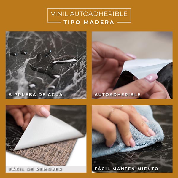  Vinil Adhesivo Tipo Maderas Decoración Muebles O Muros 2.4m2 / A403