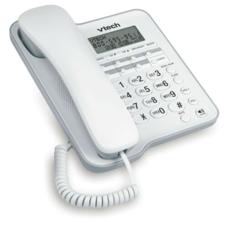 Teléfono Alámbrico Vtech Cd1153 Blanco