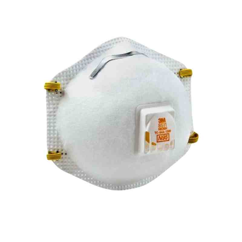 Mascarilla Cubrebocas N95 3M 8511 10 Piezas