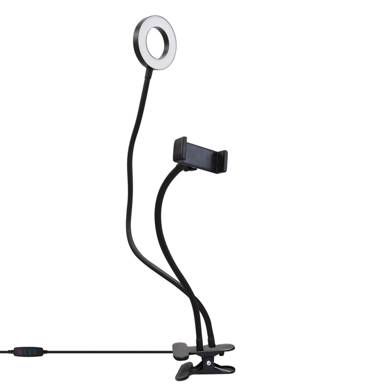 Aro de Luz Led Selfie con Pinza, Fussion LPI-002