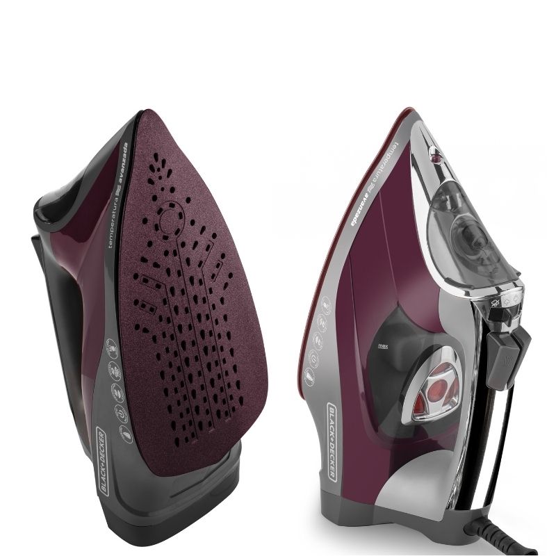 Plancha Ropa Temp Avanzada Ceramica + Vapor Black+decker