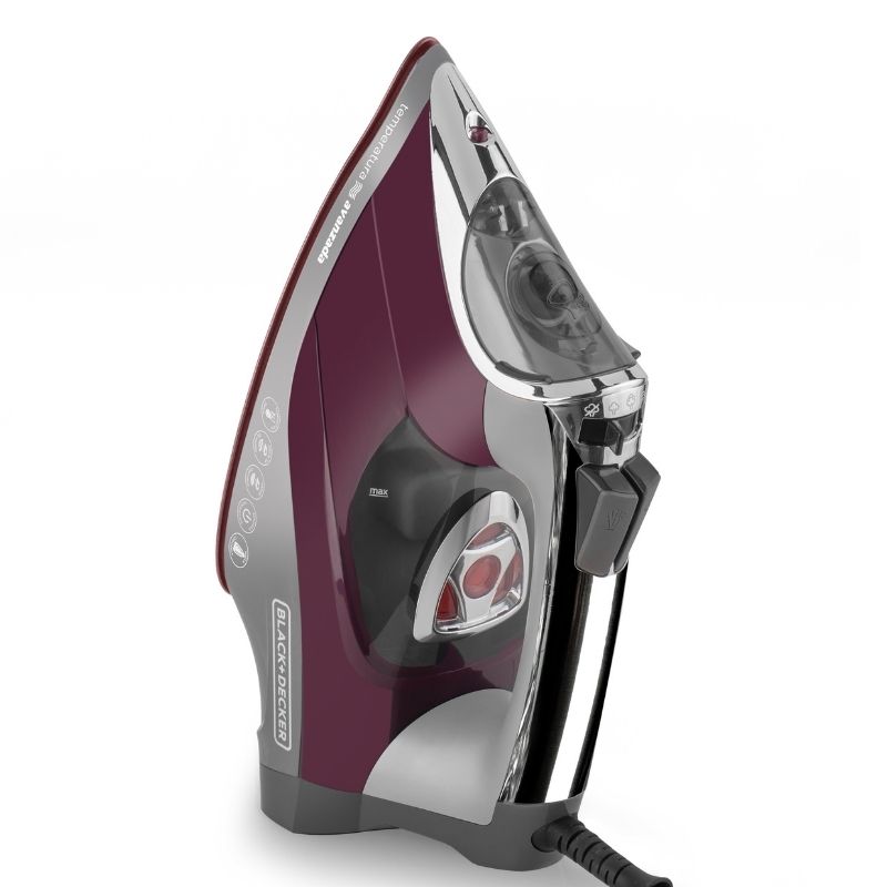 Plancha Ropa Temp Avanzada Ceramica + Vapor Black+decker