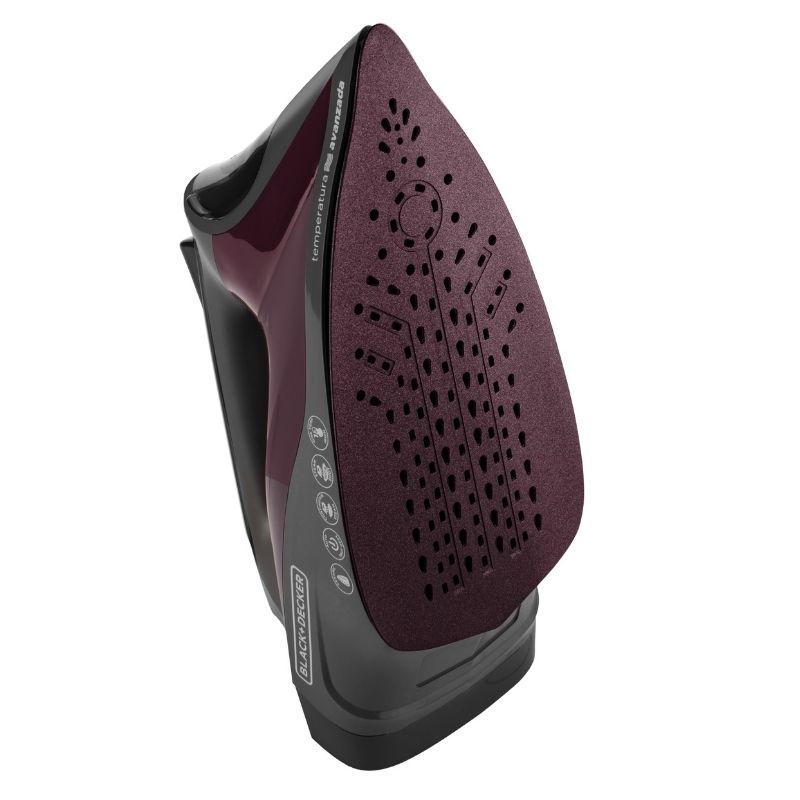 Plancha Ropa Temp Avanzada Ceramica + Vapor Black+decker