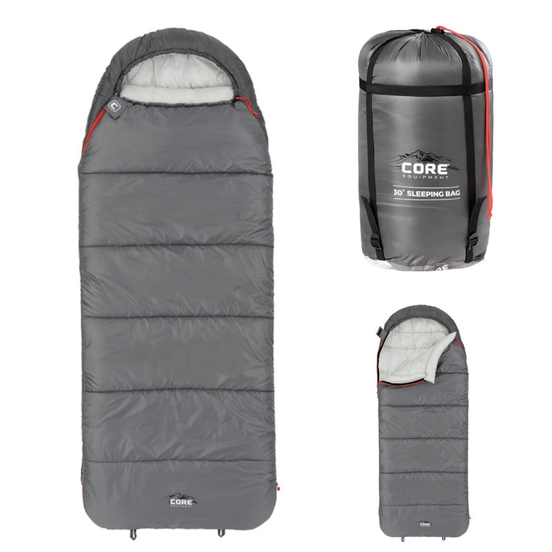 Bolsa Para Dormir Hibrida Sleeping Bag Core Equipment Con Gorro
