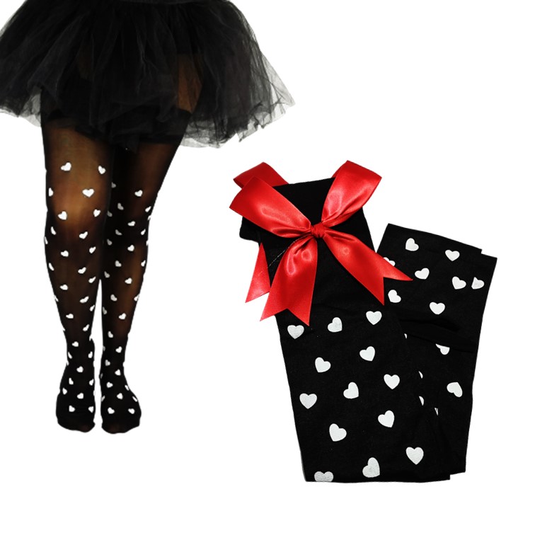 media con liga corazones reina de corazones ajustable lolita sexy sensual fetich halloween disfraz erotico 