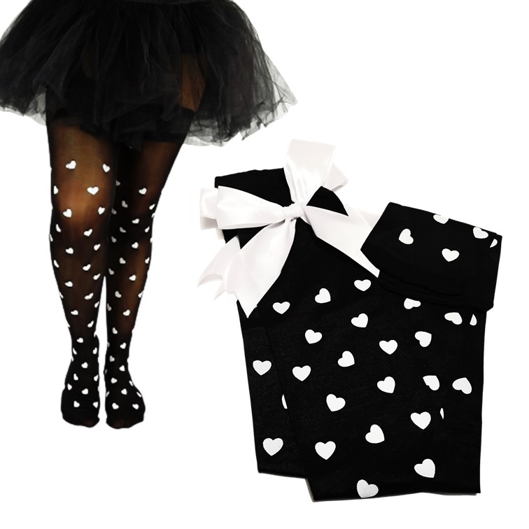 media con liga corazones reina de corazones ajustable lolita sexy sensual fetich halloween disfraz erotico 