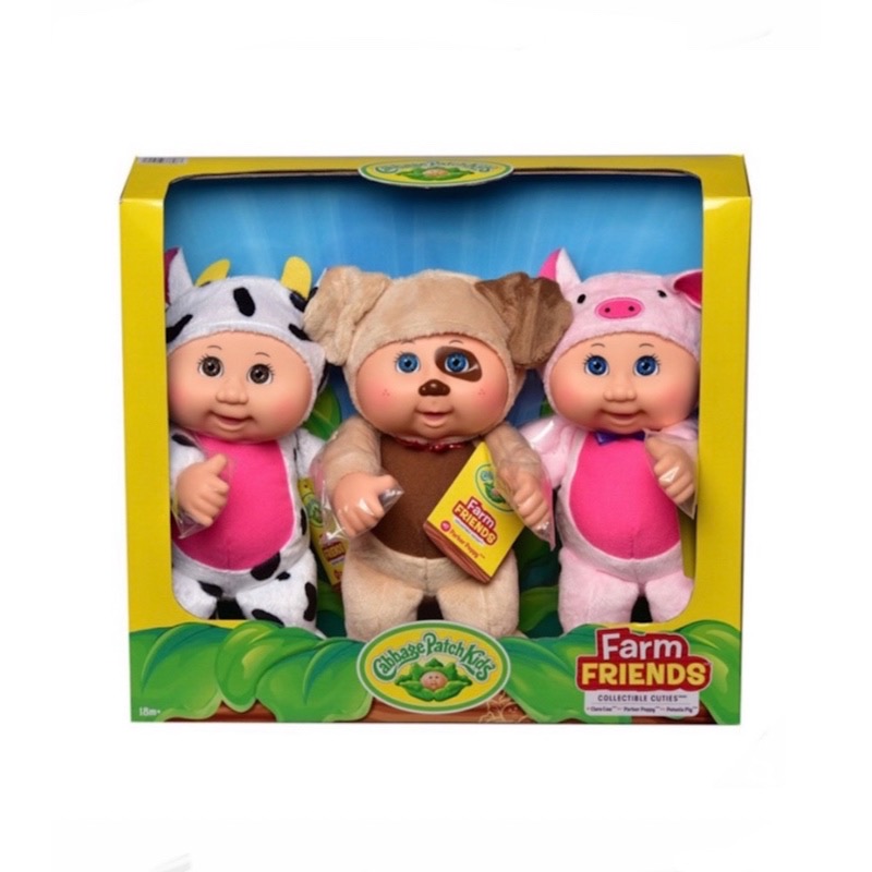 Cabbage Patch Cuties, Set de 3 Muñecas Granja