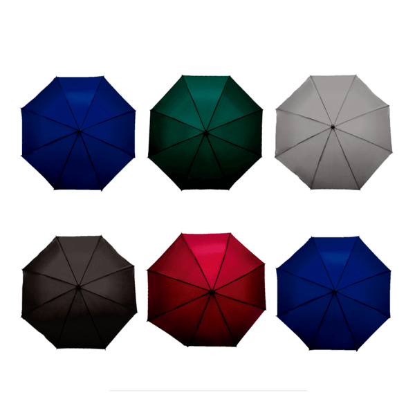 Paraguas De Mayoreo 6 Pz Bastón Semiautomática Económica